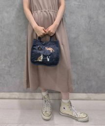 Bleu Bleuet（ブルーブルーエ）の「ナイロン刺繍ランチトートバッグ（トートバッグ）」