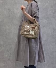 Bleu Bleuet（ブルーブルーエ）の「ナイロン刺繍ランチトートバッグ（トートバッグ）」