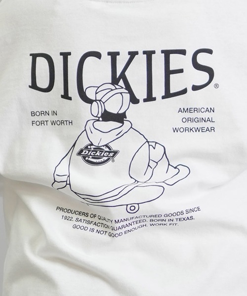 Dickies（ディッキーズ）の「【ムラサキスポーツ限定】Dickies/ディッキーズ DK Pigment dye L/T shirt キッズ ロンT 253K30M201（Tシャツ/カットソー・キッズ・ブラック/ブルー/ホワイト・130cm/140cm/150cm/160cm）」の10枚目の写真