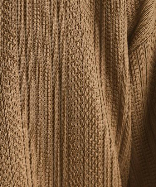 tk.TAKEO KIKUCHI（ティーケータケオキクチ）の「ニットライクジャカードカーディガン（カーディガン/ボレロ・メンズ・チャコールグレー/マスタード/モスグリーン・03/02/04）」の11枚目の写真