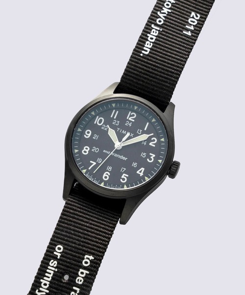 and wander（アンドワンダー）の「【and wander】timex EXPEDITION NORTH FIELD POST（アナログ腕時計・メンズ・ブラック・FREE）」の4枚目の写真