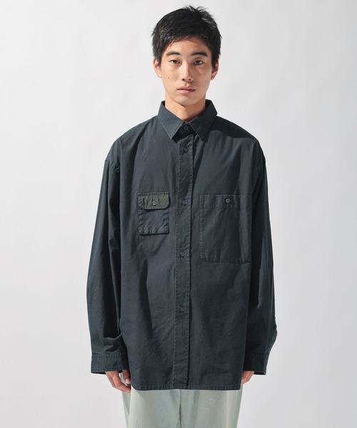 セール】製品染めワークシャツ（シャツ/ブラウス）｜niko and