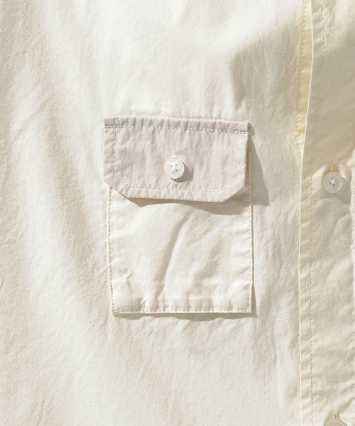 niko and...（ニコアンド）の「製品染めワークシャツ（シャツ/ブラウス・メンズ・ネイビー/アイボリー・MEDIUM/LARGE）」の11枚目の写真