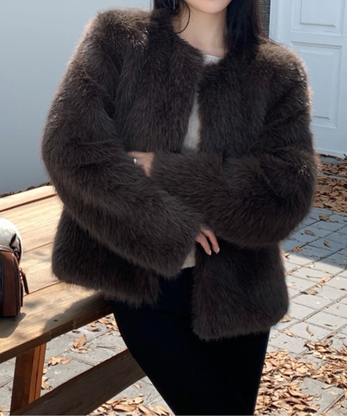 ROTINY ロティニー ダークミンク ファーコート サイズ11 ダークブラウン ロティニー ROTINY ファーコート 毛皮 ミンクファー 11 ダークブラウン