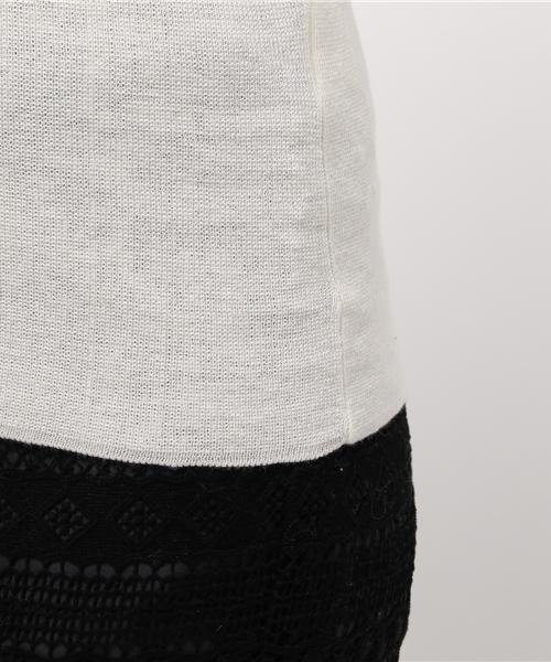 NATURAL BEAUTY BASIC（ナチュラルビューティーベーシック）の「ミラノリブタートルニット（ニット/セーター・レディース・グリーン/ネイビー/イエロー系その他/グレー/ホワイト系その他・MEDIUM）」の7枚目の写真