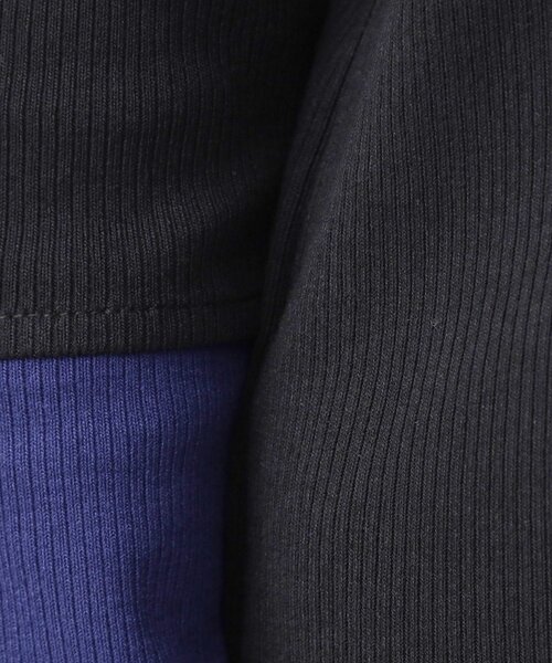 THE SHOP TK （ザ ショップ ティーケー ）の「バイカラーテレコプルオーバー（Tシャツ/カットソー・レディース・ブラック系4/アイボリー系4/グレー系4・12/13）」の19枚目の写真