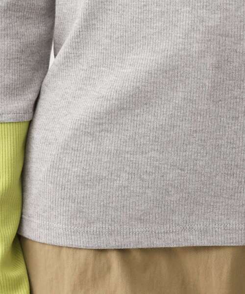 THE SHOP TK （ザ ショップ ティーケー ）の「バイカラーテレコプルオーバー（Tシャツ/カットソー・レディース・ブラック系4/アイボリー系4/グレー系4・12/13）」の13枚目の写真