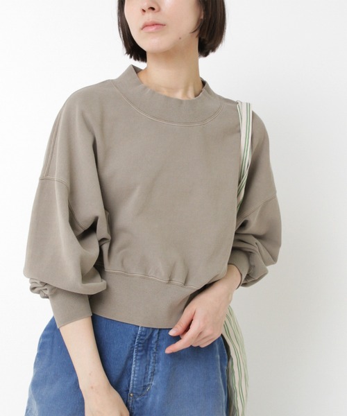 RNA-N（アールエヌエーエヌ）の「M2567 ピグメントダイスウェット（スウェット・レディース・スミクロ/キナリ/グレイッシュベージュ・FREE）」の3枚目の写真