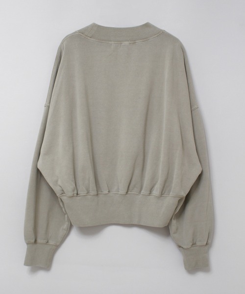 RNA-N（アールエヌエーエヌ）の「M2567 ピグメントダイスウェット（スウェット・レディース・スミクロ/キナリ/グレイッシュベージュ・FREE）」の15枚目の写真