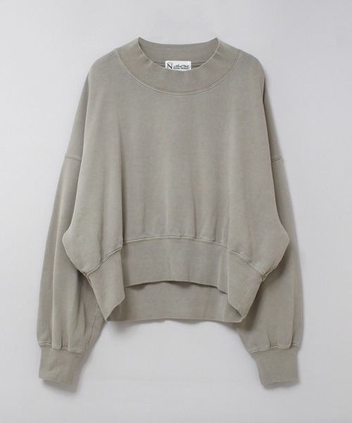 RNA-N（アールエヌエーエヌ）の「M2567 ピグメントダイスウェット（スウェット・レディース・スミクロ/キナリ/グレイッシュベージュ・FREE）」の14枚目の写真