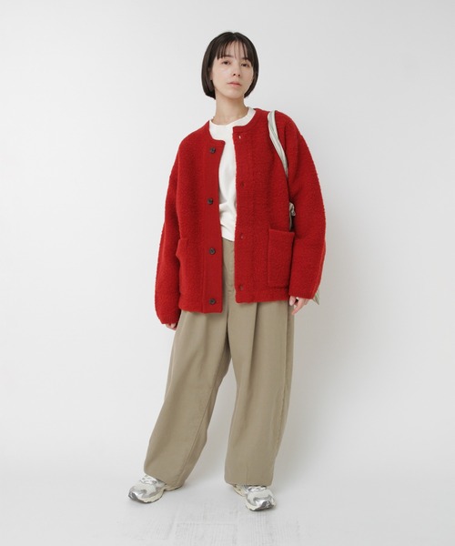 RNA-N（アールエヌエーエヌ）の「M2567 ピグメントダイスウェット（スウェット・レディース・スミクロ/キナリ/グレイッシュベージュ・FREE）」の19枚目の写真