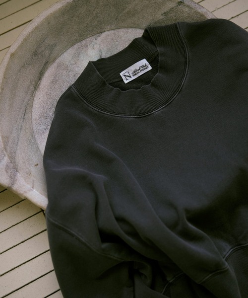 RNA-N（アールエヌエーエヌ）の「M2567 ピグメントダイスウェット（スウェット・レディース・スミクロ/キナリ/グレイッシュベージュ・FREE）」の4枚目の写真