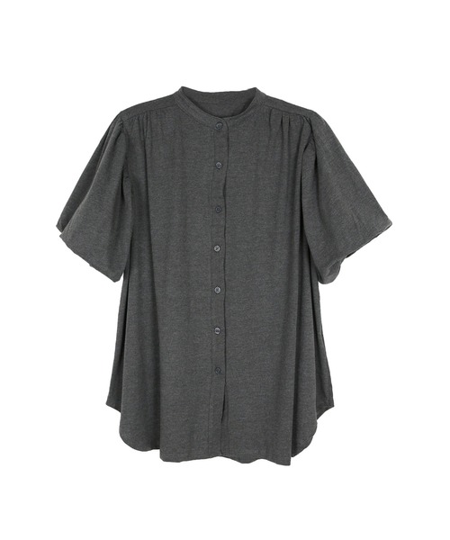 MARAI(マーライ)の「パフスリーブブラウス風カットソー(Tシャツ/カットソー・レディース・ミント/ホワイト/ブラック/チャコールグレー/グレー・LL~3L/4L~5L/M~L)」の17枚目の写真