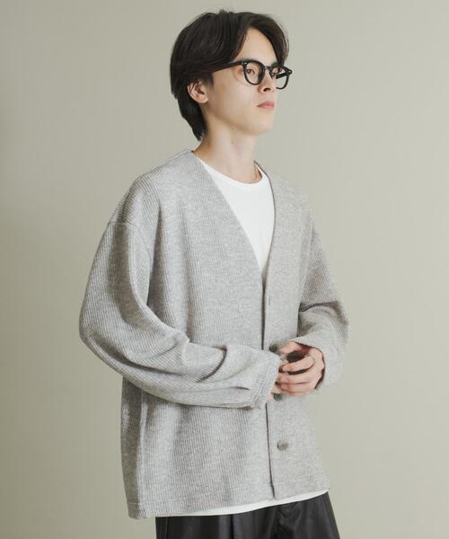 SENSE OF PLACE by URBAN RESEARCH(センスオブプレイスバイアーバンリサーチ)の「ウールタッチジャージカーディガン(カーディガン/ボレロ・メンズ・ブラック/グレー/ミント・MEDIUM/LARGE)」の16枚目の写真