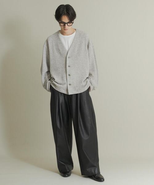 SENSE OF PLACE by URBAN RESEARCH(センスオブプレイスバイアーバンリサーチ)の「ウールタッチジャージカーディガン(カーディガン/ボレロ・メンズ・ブラック/グレー/ミント・MEDIUM/LARGE)」の20枚目の写真