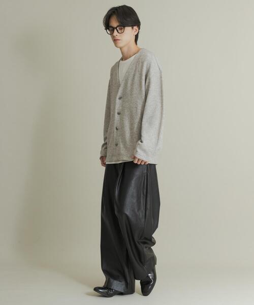 SENSE OF PLACE by URBAN RESEARCH(センスオブプレイスバイアーバンリサーチ)の「ウールタッチジャージカーディガン(カーディガン/ボレロ・メンズ・ブラック/グレー/ミント・MEDIUM/LARGE)」の21枚目の写真
