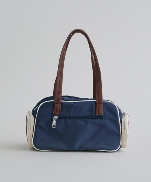 EPNK（イーピーエヌケー）の「W pocket shoulder bag / Wポケットショルダーバッグ（ショルダーバッグ・メンズ・ネイビー/シルバー・FREE）」の3枚目の写真