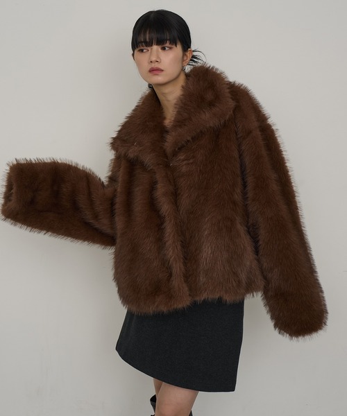 バーニーズニューヨーク　ブラウンファーコート コート・アウター｜ウィメンズウェア｜WOMEN'S（WOMEN'S）｜公式通販