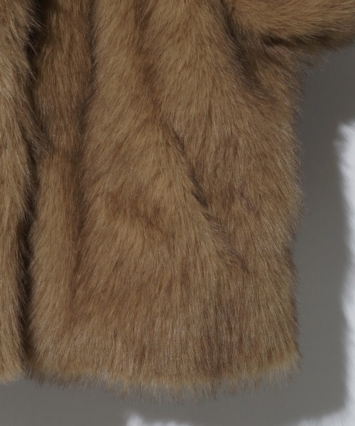 NOGLE/ノグル】スタンドミックスファーコート（ブルゾン）｜NOGLE