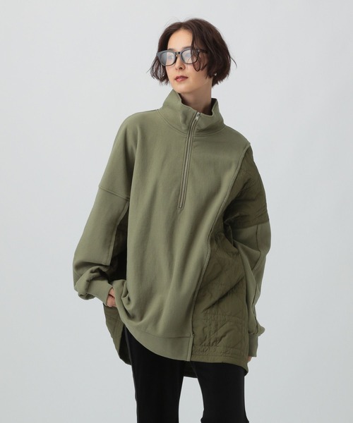 LEPSIM（レプシィム）の「キルティングドッキングチュニック　582444（その他トップス・レディース・ブラック/カーキ/モカ・FREE）」の3枚目の写真