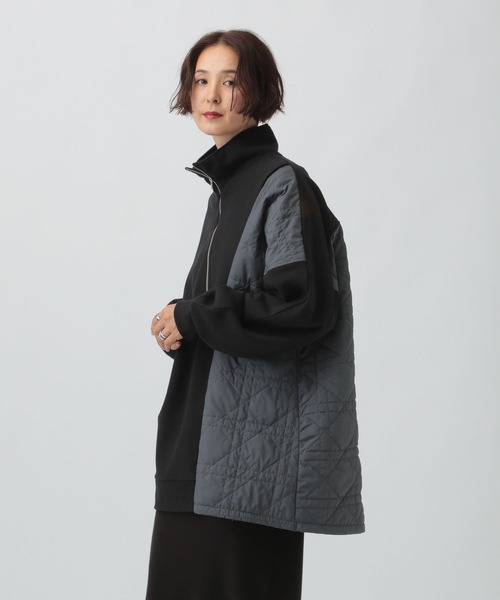 LEPSIM（レプシィム）の「キルティングドッキングチュニック　582444（その他トップス・レディース・ブラック/カーキ/モカ・FREE）」の6枚目の写真