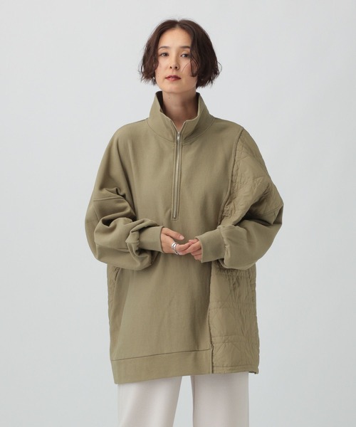 LEPSIM（レプシィム）の「キルティングドッキングチュニック　582444（その他トップス・レディース・ブラック/カーキ/モカ・FREE）」の10枚目の写真