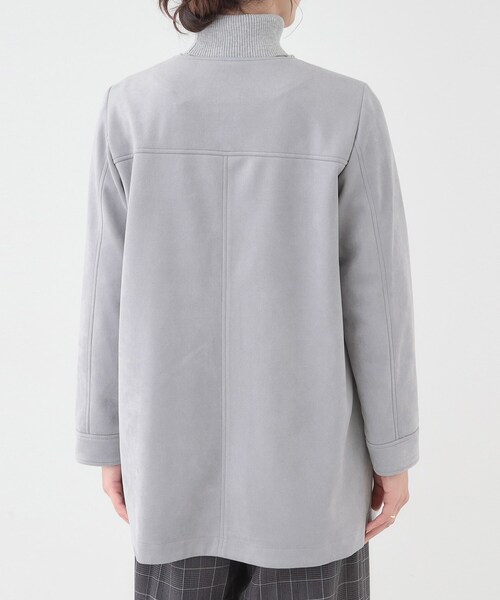 DRESKIP(ドレスキップ)の「【S-LL】上品さを纏う やわらかフェイクスエード ミドル丈ブルゾン(ブルゾン・レディース・ライトベージュ/ライトブルー/チャコールグレー・02/01/04/03)」の13枚目の写真