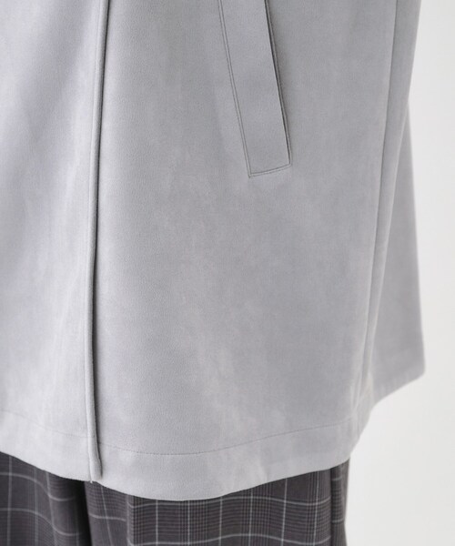 DRESKIP(ドレスキップ)の「【S-LL】上品さを纏う やわらかフェイクスエード ミドル丈ブルゾン(ブルゾン・レディース・ライトベージュ/ライトブルー/チャコールグレー・02/01/04/03)」の17枚目の写真