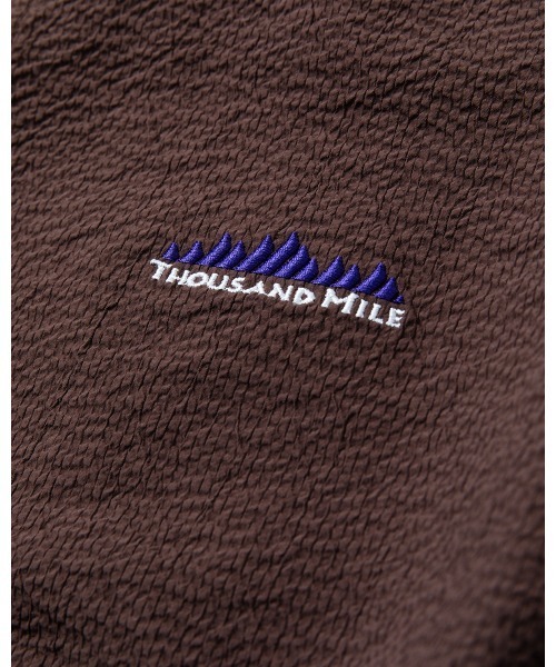 THOUSAND MILE（サウザンドマイル）の「[L's]WAIST DRAWCODE SHIRT SEERSUCKER/ウエストドローコードシャツ シアサッカー（シャツ/ブラウス・レディース・ブラック/ブラウン/ネイビー/イエロー・FREE）」の10枚目の写真