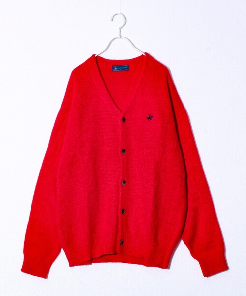 BEVERLY HILLS POLO CLUB（ビバリーヒルズポロクラブ）の「【実績品番/UNISEX/別注柄あり】【BHPC】モヘヤタッチニットカーディガン（カーディガン/ボレロ・メンズ・ブラウン系その他/ホワイト系その他/ブルー系その他/グレー系その他/ブラック/レッド/グレー/ブルー・XL/L/M）」の8枚目の写真