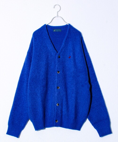 BEVERLY HILLS POLO CLUB（ビバリーヒルズポロクラブ）の「【実績品番/UNISEX/別注柄あり】【BHPC】モヘヤタッチニットカーディガン（カーディガン/ボレロ・メンズ・ブラウン系その他/ホワイト系その他/ブルー系その他/グレー系その他/ブラック/レッド/グレー/ブルー・XL/L/M）」の7枚目の写真