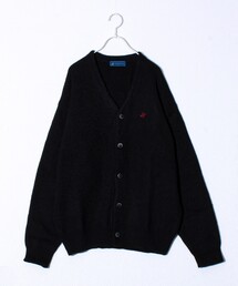【実績品番/UNISEX/別注柄あり】【BHPC】モヘヤタッチニットカーディガン