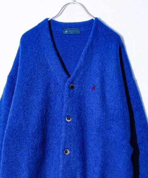BEVERLY HILLS POLO CLUB（ビバリーヒルズポロクラブ）の「【実績品番/UNISEX/別注柄あり】【BHPC】モヘヤタッチニットカーディガン（カーディガン/ボレロ・メンズ・ブラウン系その他/ホワイト系その他/ブルー系その他/グレー系その他/ブラック/レッド/グレー/ブルー・XL/L/M）」の18枚目の写真