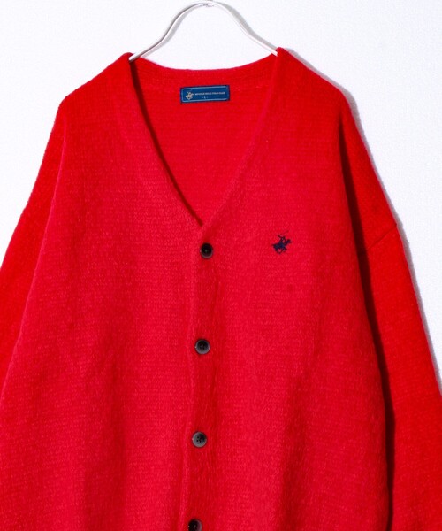 BEVERLY HILLS POLO CLUB（ビバリーヒルズポロクラブ）の「【実績品番/UNISEX/別注柄あり】【BHPC】モヘヤタッチニットカーディガン（カーディガン/ボレロ・メンズ・ブラウン系その他/ホワイト系その他/ブルー系その他/グレー系その他/ブラック/レッド/グレー/ブルー・XL/L/M）」の19枚目の写真
