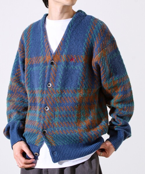 BEVERLY HILLS POLO CLUB（ビバリーヒルズポロクラブ）の「【実績品番/UNISEX/別注柄あり】【BHPC】モヘヤタッチニットカーディガン（カーディガン/ボレロ・メンズ・ブラウン系その他/ホワイト系その他/ブルー系その他/グレー系その他/ブラック/レッド/グレー/ブルー・XL/L/M）」の9枚目の写真