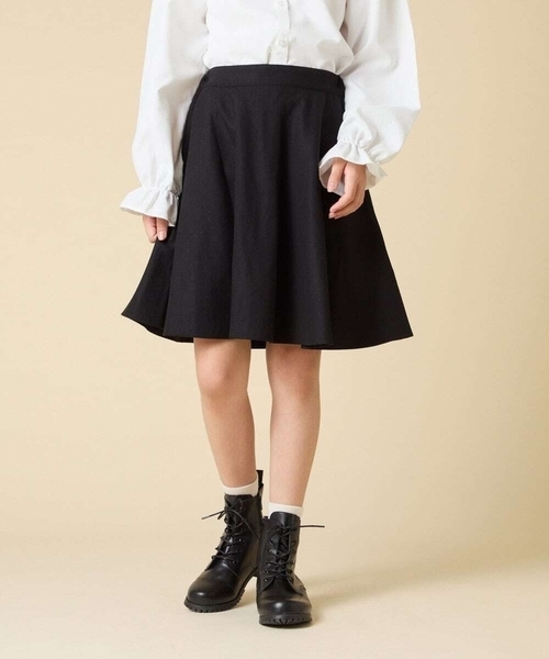 a.v.v（アーヴェヴェ）の「[120-160]アソートフレアスカート（スカート・キッズ・ネイビー/ブラック・120/130/140/160/150）」の5枚目の写真