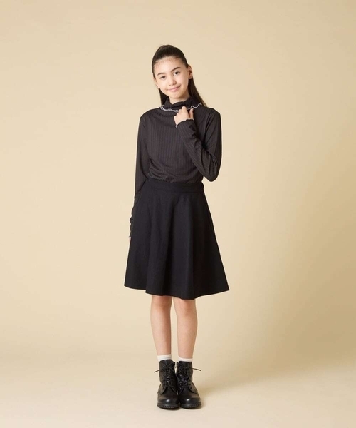 a.v.v（アーヴェヴェ）の「[120-160]アソートフレアスカート（スカート・キッズ・ネイビー/ブラック・120/130/140/160/150）」の21枚目の写真