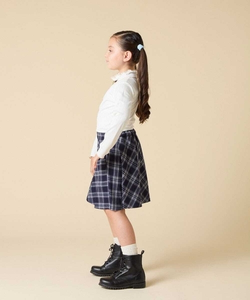 a.v.v（アーヴェヴェ）の「[120-160]アソートフレアスカート（スカート・キッズ・ネイビー/ブラック・120/130/140/160/150）」の14枚目の写真