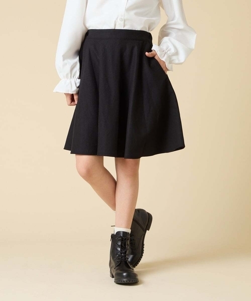 a.v.v（アーヴェヴェ）の「[120-160]アソートフレアスカート（スカート・キッズ・ネイビー/ブラック・120/130/140/160/150）」の2枚目の写真