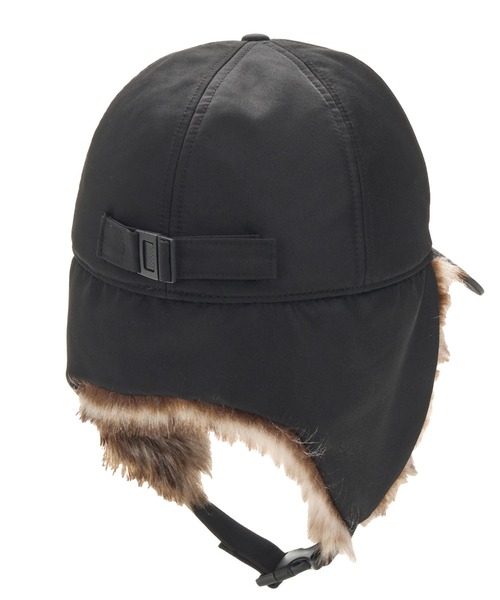DC SHOES(ディーシーシューズ)の「25 KD WR FLIGHT CAP /DCキッズロゴアジャスター付きファーフライトキャップ(キャップ・キッズ・ブラック系その他・FREE)」の3枚目の写真