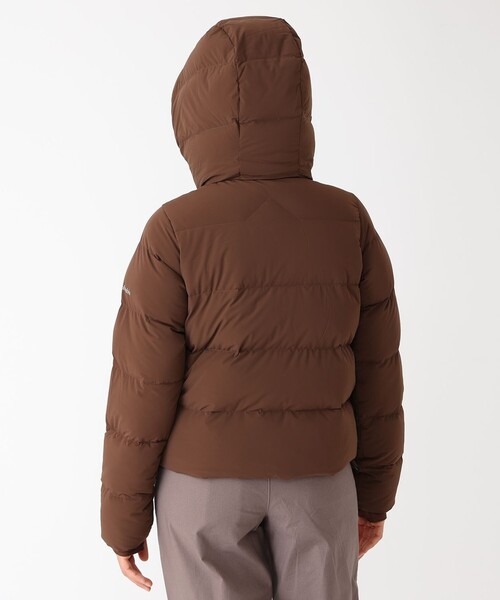00s Columbia パフジャケット スクエアキルト ドローコード ブラウン セール】撥水 Columbia／ウィメンズ アメイズ パフフーデッド