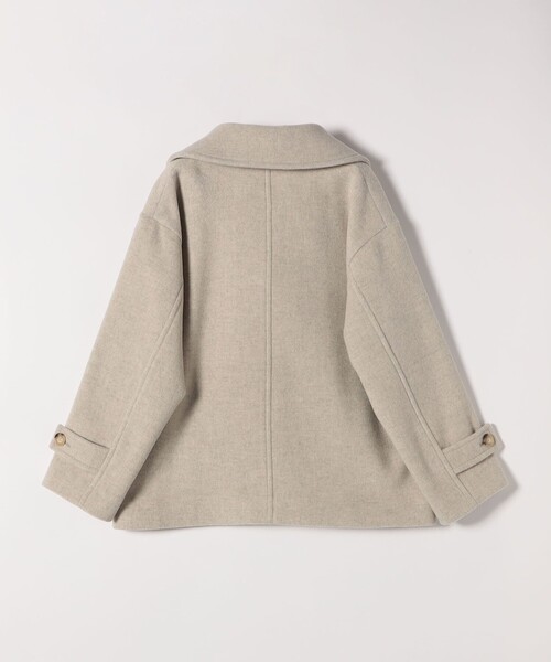 SHIPS any: カシミヤ ミックス テーラード ショート Pコート