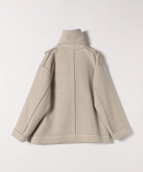 SHIPS any: カシミヤ ミックス テーラード ショート Pコート