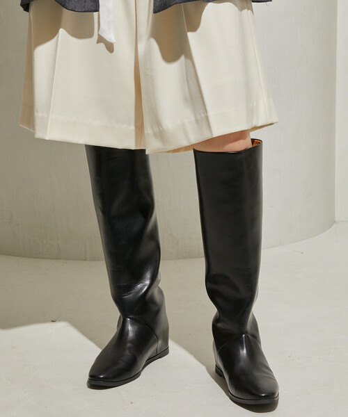 セール】ATELIER BRUGGE/アトリエブルージュ インヒールロングブーツ