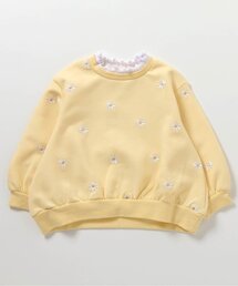 apres les cours(アプレレクール)の【ジュニア対応】アソート総柄刺繍レイヤードトレーナー(スウェット)