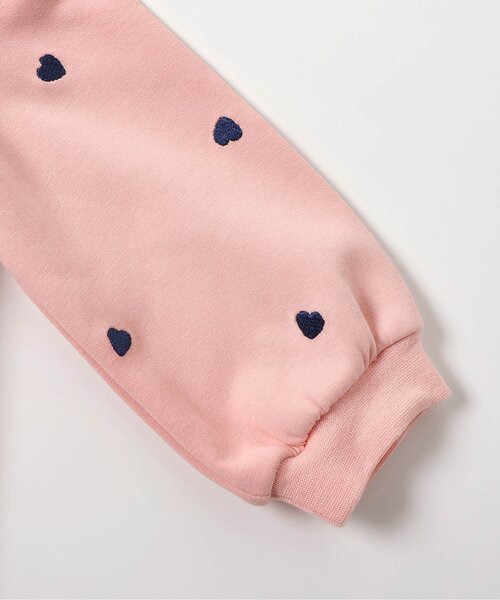 apres les cours（アプレレクール）の「アソート総柄刺繍レイヤードトレーナー（スウェット・キッズ・ネイビー/ピンク/クリーム/グレー・80/90/100/110/120/130/140）」の15枚目の写真