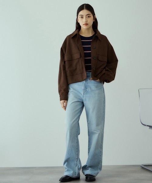 VICKY（ビッキー）の「スウェードチョウライトショートジャケット（ブルゾン・レディース・ブラウン・M）」の17枚目の写真