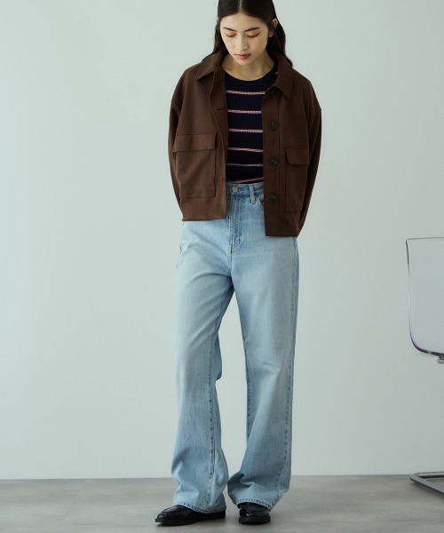 VICKY（ビッキー）の「スウェードチョウライトショートジャケット（ブルゾン・レディース・ブラウン・M）」の18枚目の写真