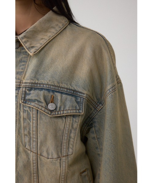 AZUL by moussy(アズールバイマウジー)の「AZUL DENIM ヴィンテージデニムジャケット(デニムジャケット・レディース・ライトブルー・FREE)」の9枚目の写真