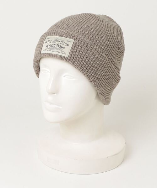 THE NORTH FACE(ザノースフェイス)の「ザ ノース フェイス THE NORTH FACE Stitchwork Beanie ステッチワークビーニー(ニットキャップ/ビーニー・メンズ・チャコールグレー/ブラウン/ブラック・フリ-)」の5枚目の写真